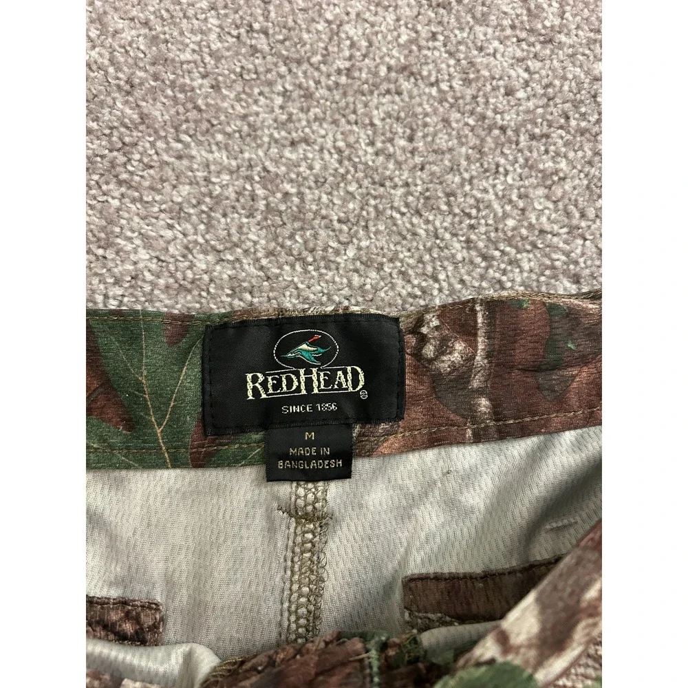 RedHead Cargo Shorts Mens M Camo Excellent Realtree Leaf Pattern Utility Outdoor